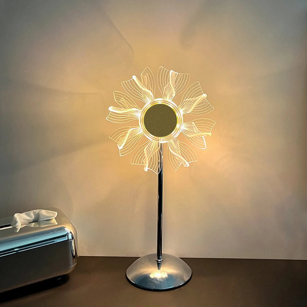 Zelixo Sunset Rainbow Table Lamp — USB LED Projection Night Light for Room Decor
