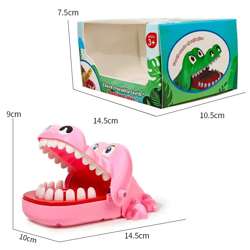 Zelixo Crocodile Biting Finger Game — Funny Alligator Dentist Party Toy for Kids