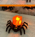 Zelixo Spider Night Lights 5pc — Glowing Halloween Party & Haunted House Decor