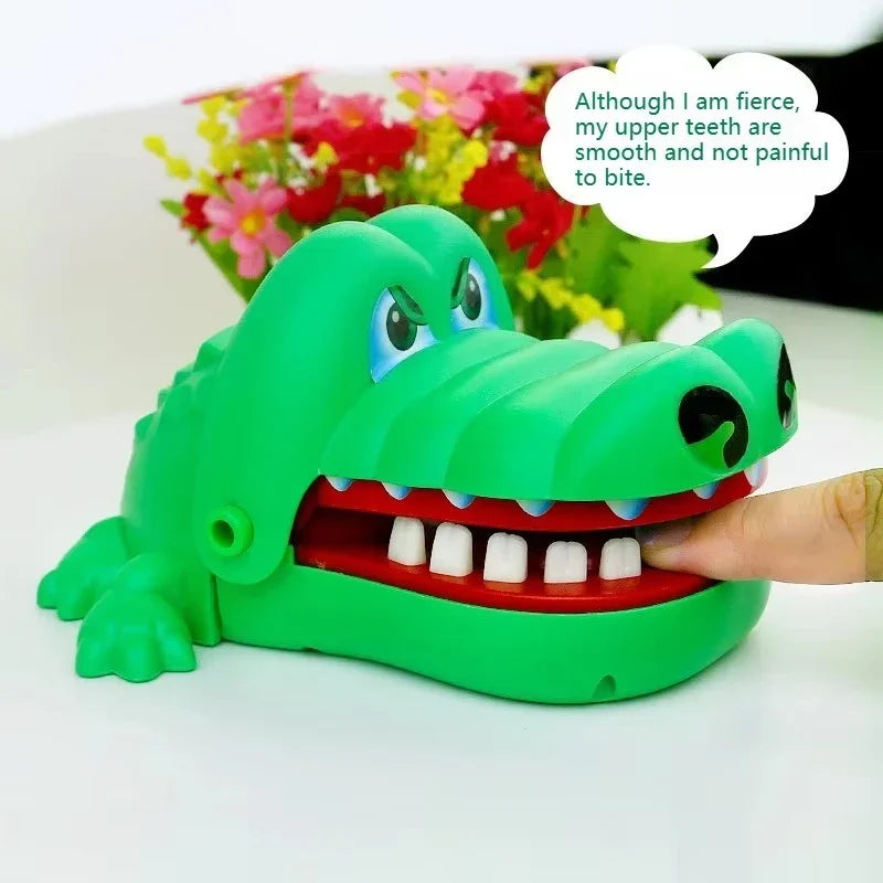 Zelixo Crocodile Biting Finger Game — Funny Alligator Dentist Party Toy for Kids