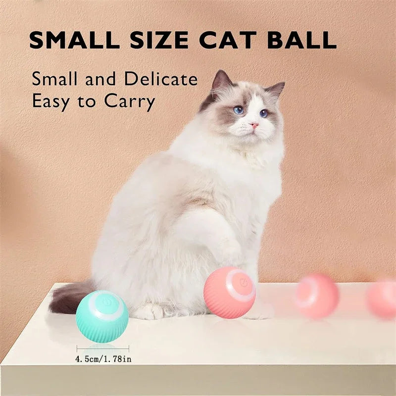 Zelixo Smart Cat Toy Electric Rolling Ball — Auto-Rotating Interactive Pet Game