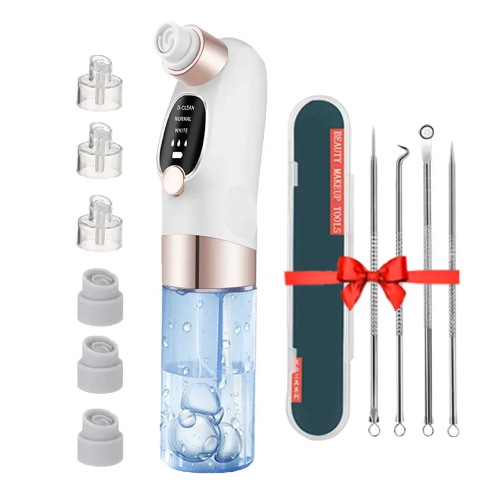 Zelixo Blackhead Remover Pore Vacuum — Water Cycle USB Rechargeable Pore Cleaner