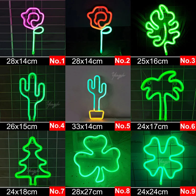 Zelixo LED Neon Sign Light — Custom Room Decor for Bedroom, Bar & Party