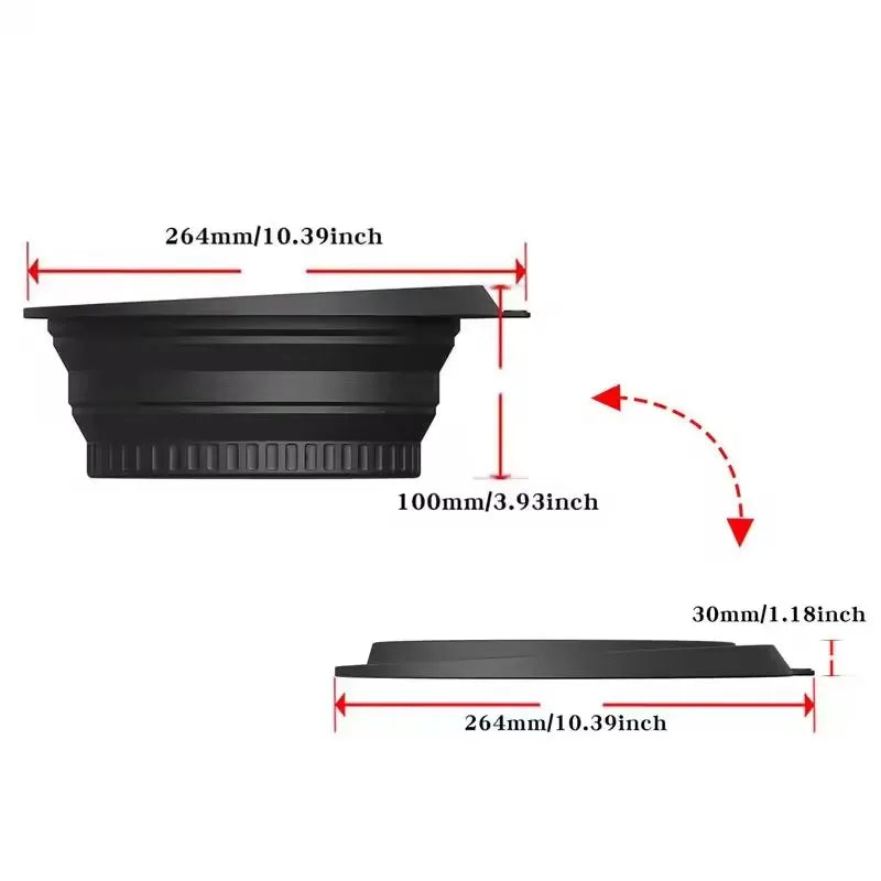 Zelixo Ice Face Wash Bowl — Foldable Silicone Rapid Cooling Facial Plunge