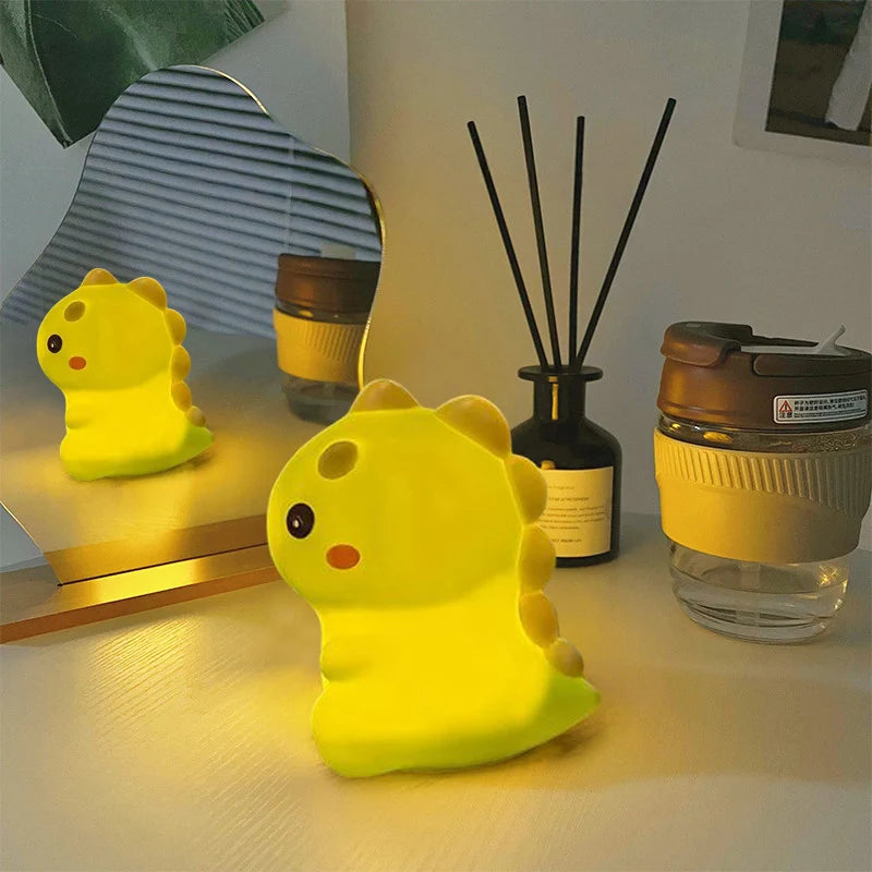Zelixo Panda & Rabbit LED Night Light — Battery Powered Kids Bedroom Lamp