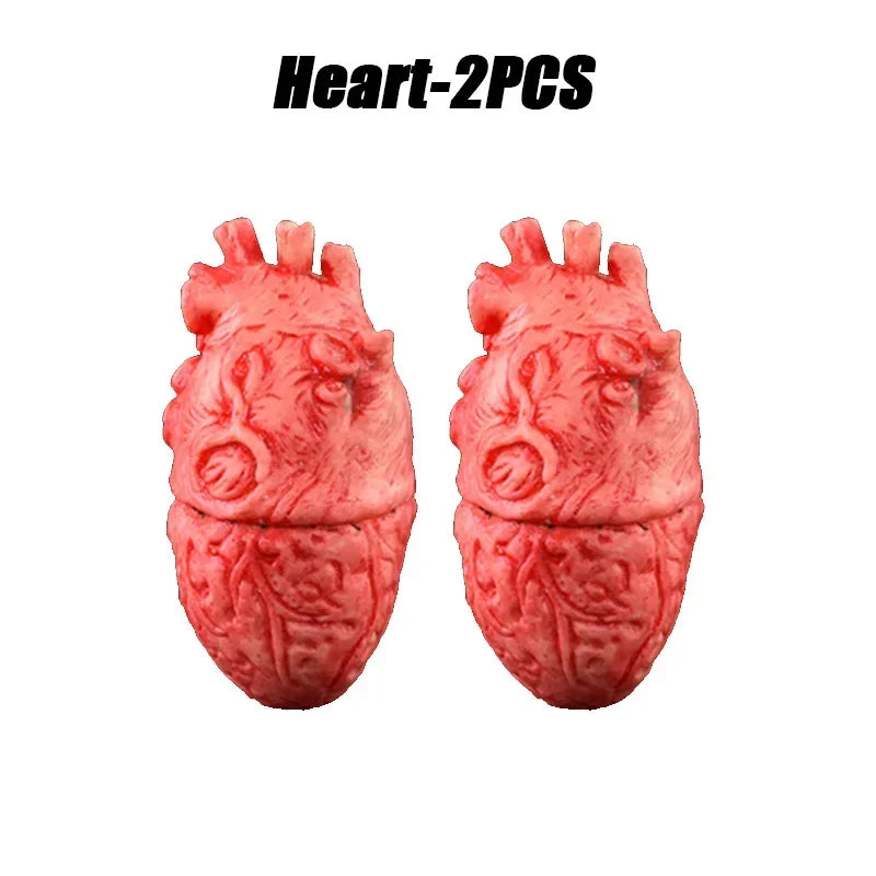 Zelixo Fake Body Parts Prop Set — Scary Halloween Party & Prank Decoration