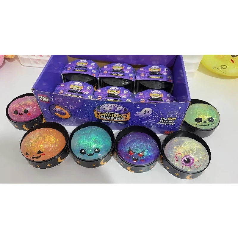 Zelixo Squishy Ghost Pinch Toy — Mini Stress Relief Desk Fidget & Halloween Gift