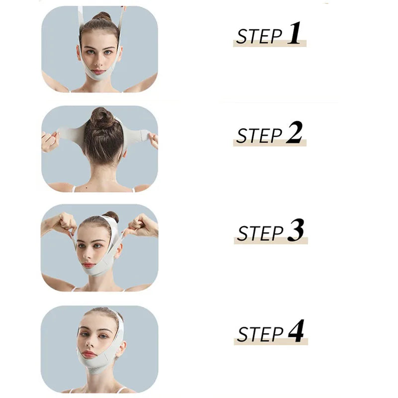 Zelixo V-Line Face Slimming Bandage — Chin Lift & Jaw Contour Belt