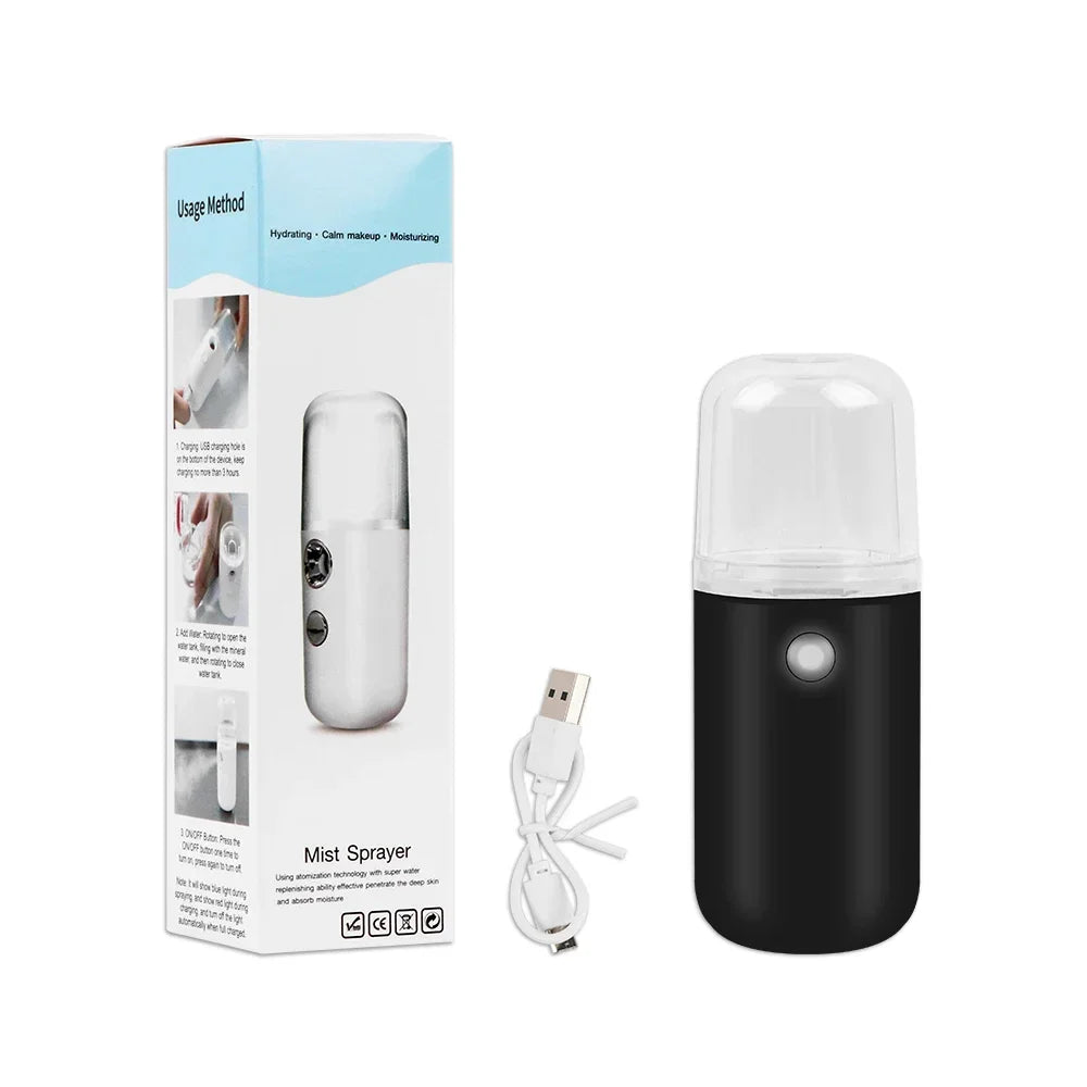 Zelixo Nano Facial Mist Sprayer — Cool Mist Portable Face Hydrator