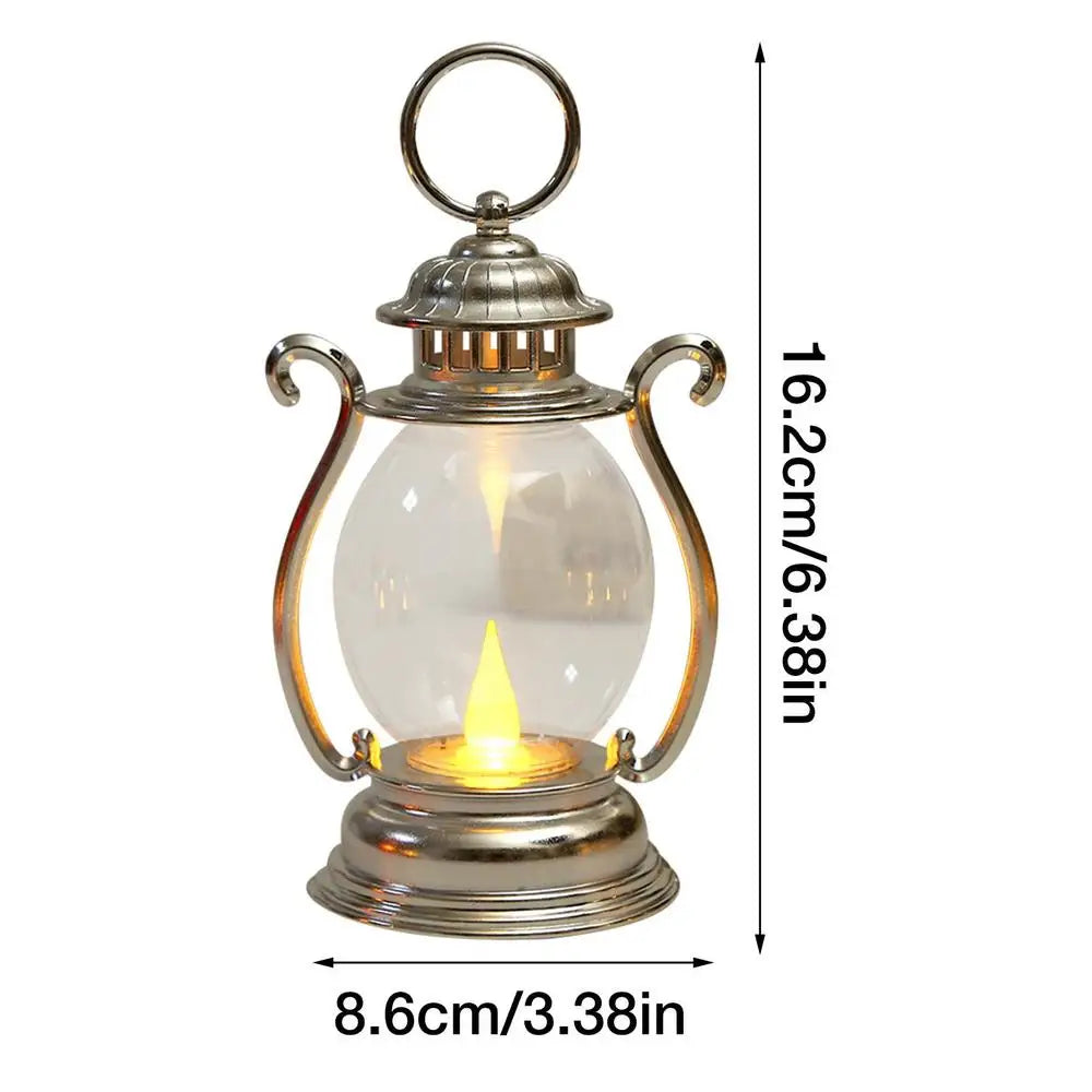 Zelixo Retro LED Pony Lantern — Flickering Candle Light Holiday Home Decor