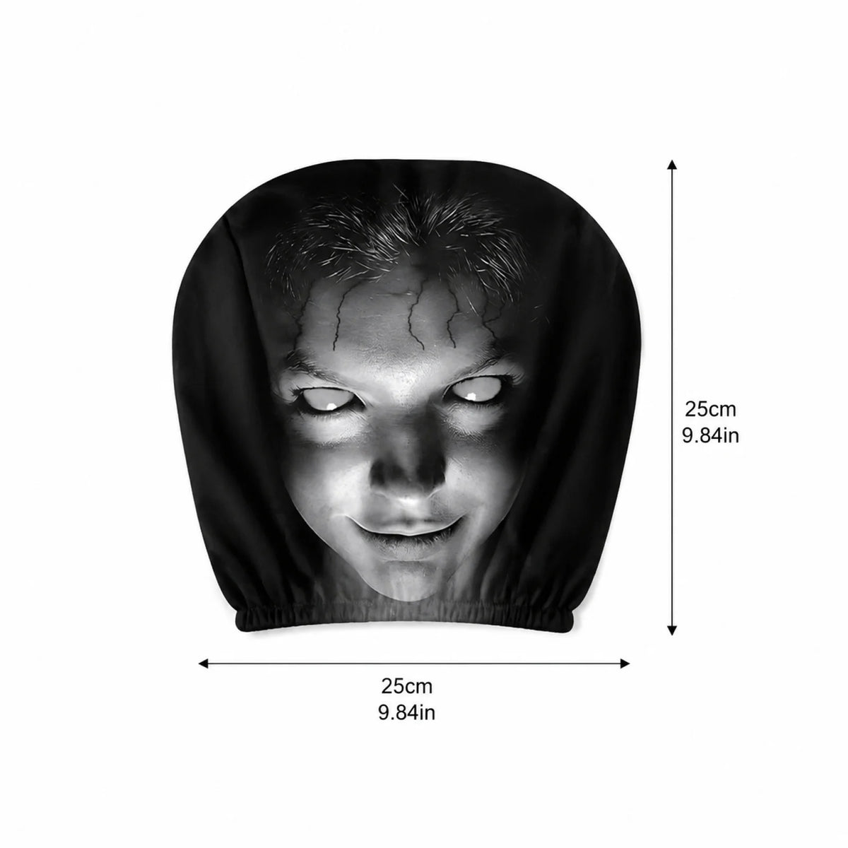 Zelixo Halloween Car Headrest Covers — Funny Cartoon Seat Protector Set