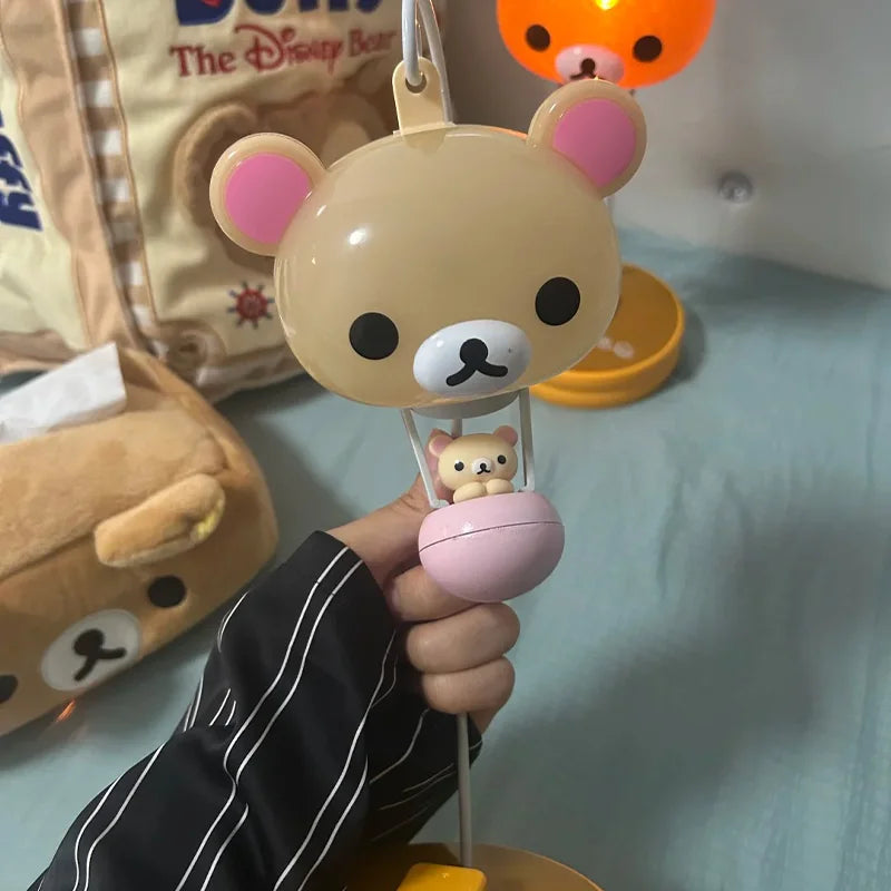 Zelixo Rilakkuma Balloon LED Night Light — Cute Cartoon Bedroom Decor Lamp