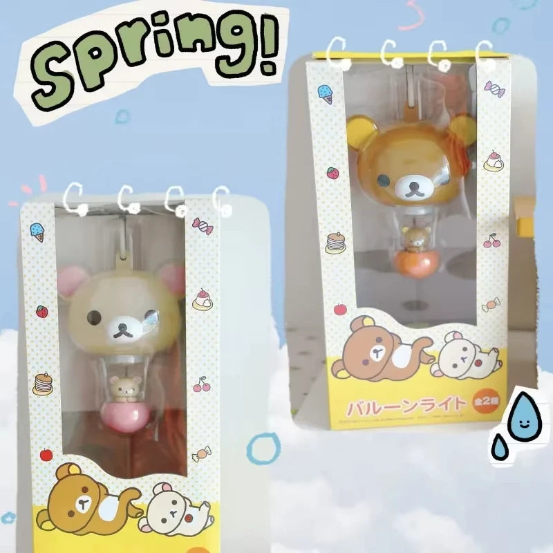 Zelixo Rilakkuma Balloon LED Night Light — Cute Cartoon Bedroom Decor Lamp