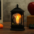 Zelixo Portable Pumpkin Castle Lantern — LED Jack-O-Lantern Flame Halloween Lamp