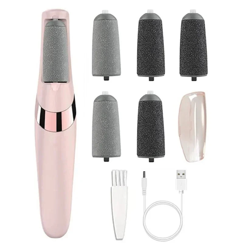 Zelixo Electric Callus Remover — Rechargeable Foot Scrubber for Dry Skin
