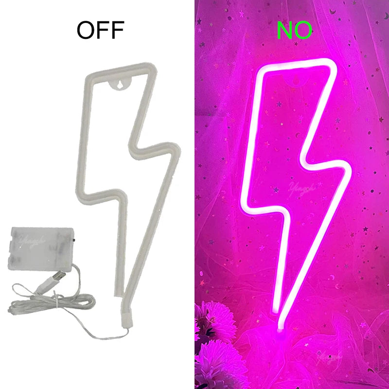 Zelixo LED Neon Sign Light — Custom Room Decor for Bedroom, Bar & Party