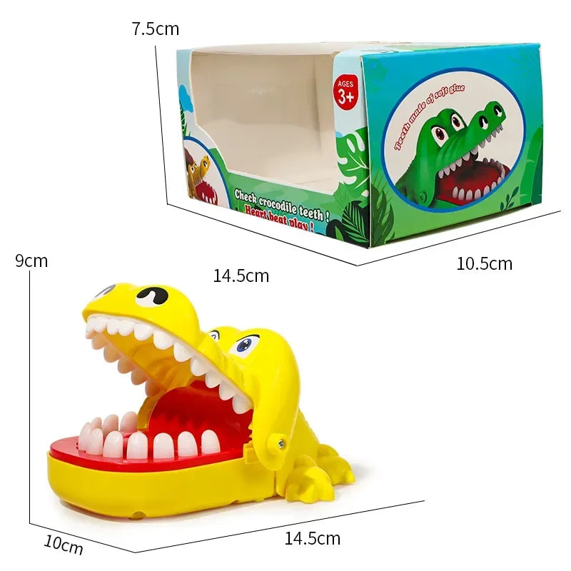 Zelixo Crocodile Biting Finger Game — Funny Alligator Dentist Party Toy for Kids