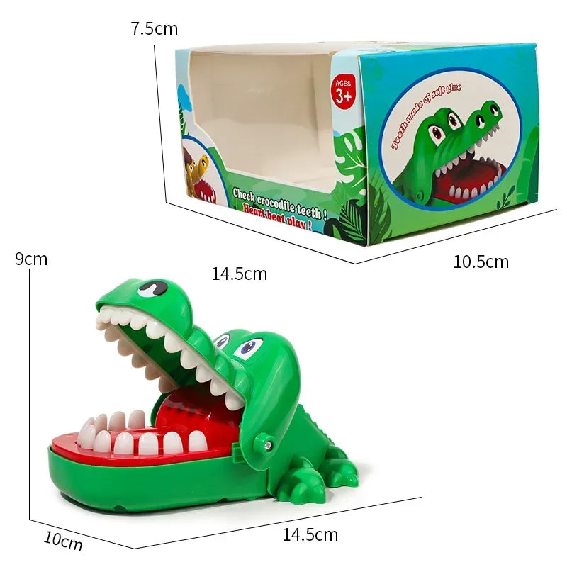 Zelixo Crocodile Biting Finger Game — Funny Alligator Dentist Party Toy for Kids