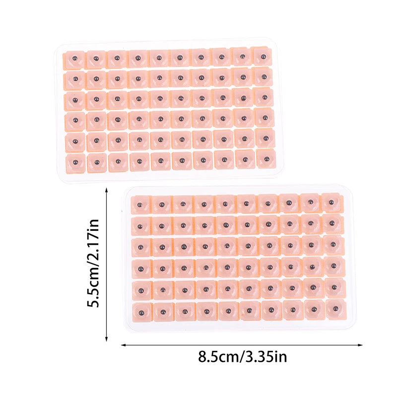Zelixo Ear Seeds Acupressure Kit — 600pcs Auricular Therapy with Chart & Tools