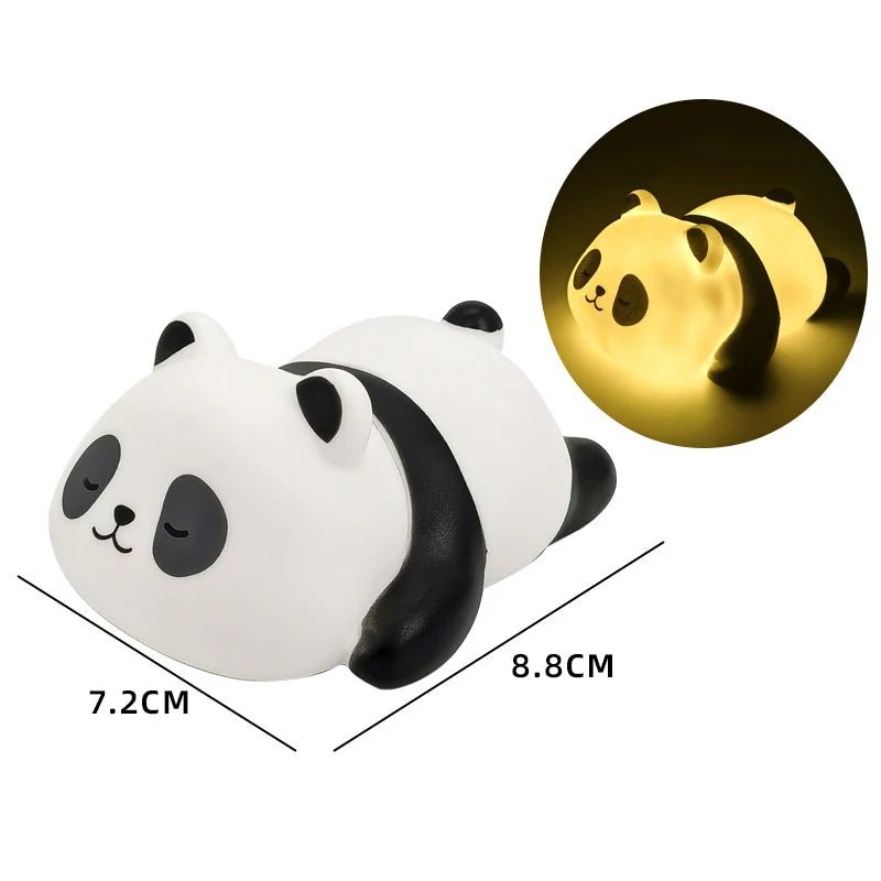 LED Night Light Cute Animals Panda Rabbit Nightlights Battery Powered Kids Bedroom Sleep Lamp Desktop Decoration Birthday Gift - Zelixo.shop