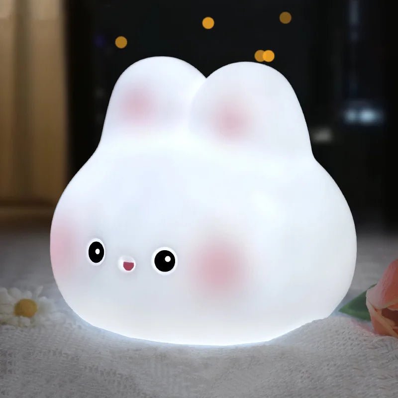 LED Night Light Cute Animals Panda Rabbit Nightlights Battery Powered Kids Bedroom Sleep Lamp Desktop Decoration Birthday Gift - Zelixo.shop