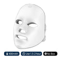 Rechargeable Facial LED Mask 7 Colors LED Photon Beauty Mask Skin Rejuvenation Home Face Lifting Whitening Skin Care Beauty Mask - Zelixo.shop