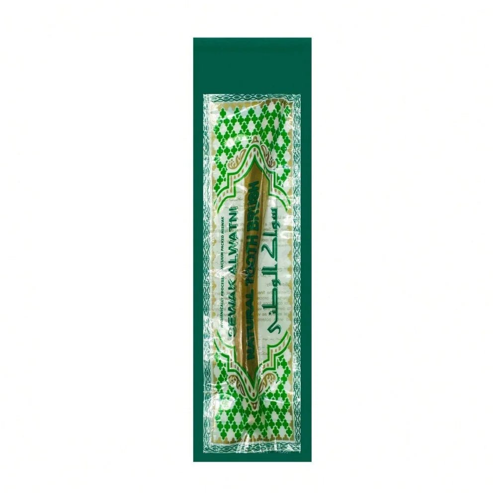 Ultra-Thin Natural Branch Miswak Toothbrush Stick Organic Wooden Slim Minimalist Gentle Bristles Gentle Bristles Zero-Waste Gift - Zelixo.shop