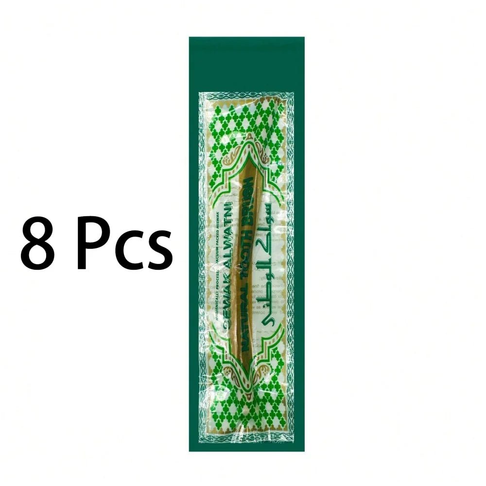 Ultra-Thin Natural Branch Miswak Toothbrush Stick Organic Wooden Slim Minimalist Gentle Bristles Gentle Bristles Zero-Waste Gift - Zelixo.shop