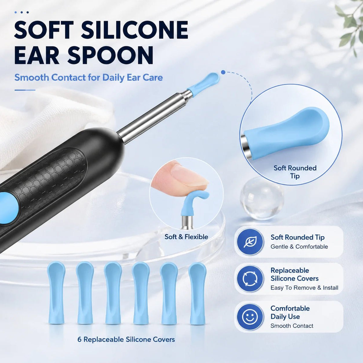 Zelixoshop Smart Visual Ear Cleaner | 1080P HD Wireless Otoscope & Wax Removal Tool - Zelixo.shop