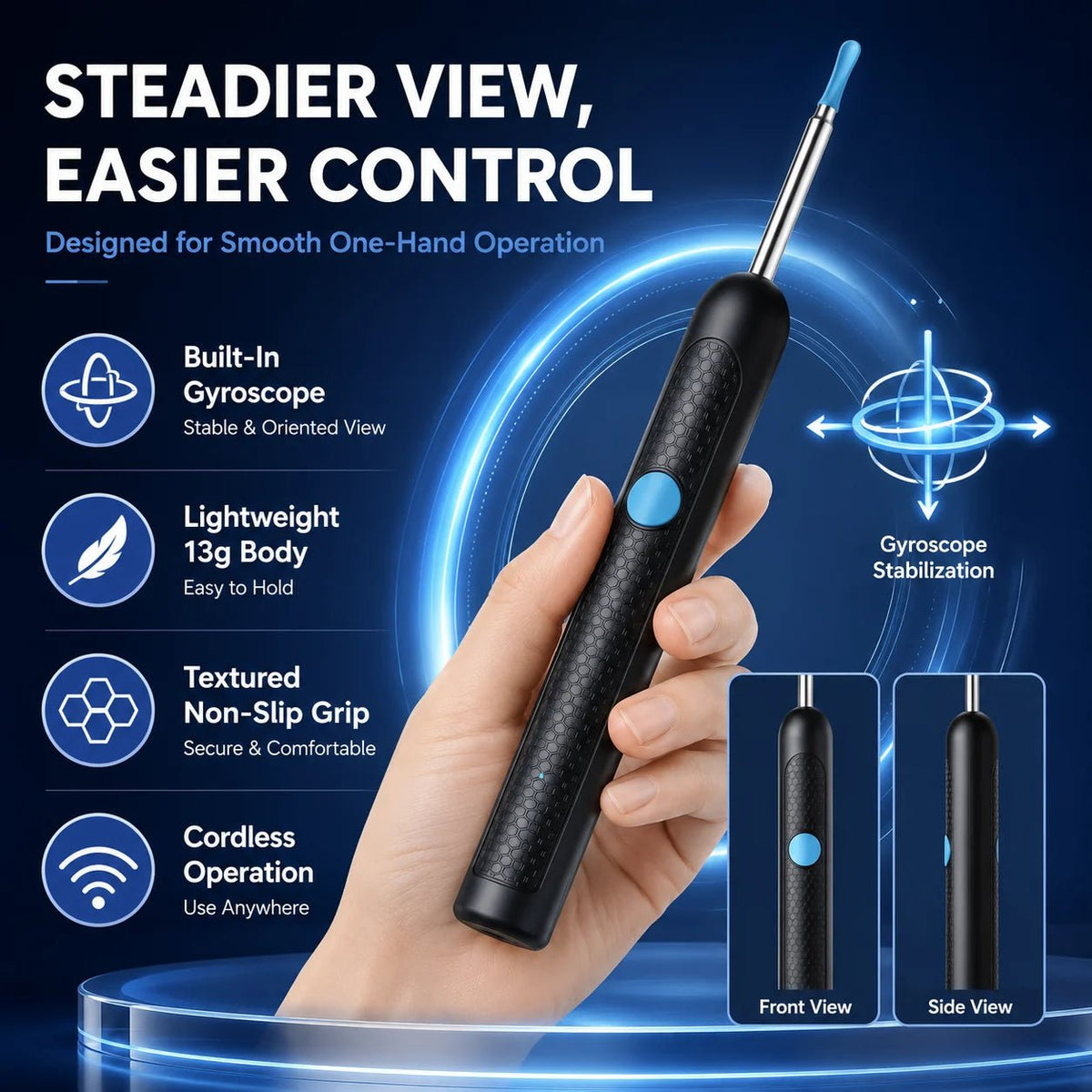 Zelixoshop Smart Visual Ear Cleaner | 1080P HD Wireless Otoscope & Wax Removal Tool - Zelixo.shop